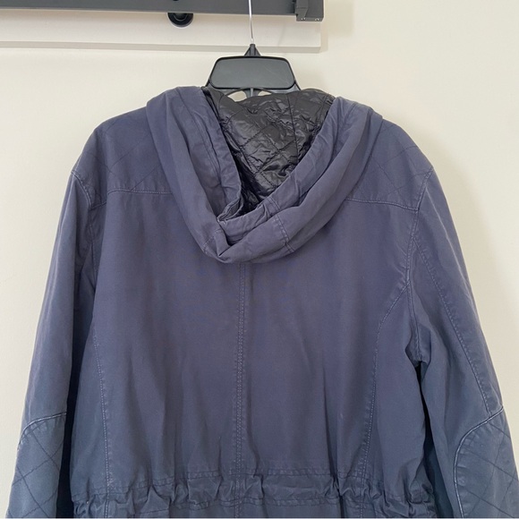 LL Bean Lined Utility Jacket Women’s XL Hood Thinsulate Outdoor Gorpcore Chore - Picture 11 of 15